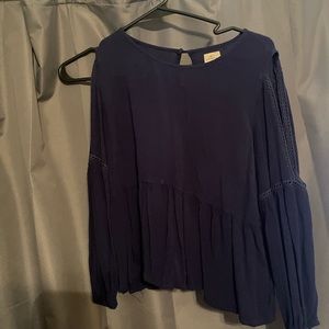 Navy blue top